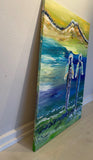 The blue water (60x80cm)