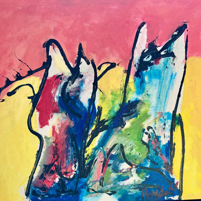 We arrived (65x60cm)