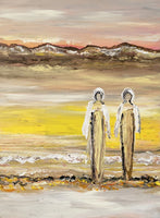 Golden days by the sea (60x80cm)