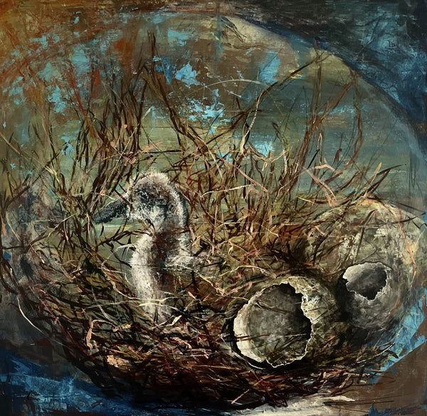 The meeting (100x100cm)