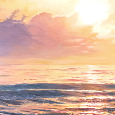 The evening idyll (120x80cm)