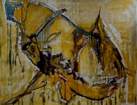 Yellow Bull ( 210x180 cm )