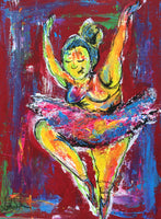 The fat ballet dancer (40x50cm)