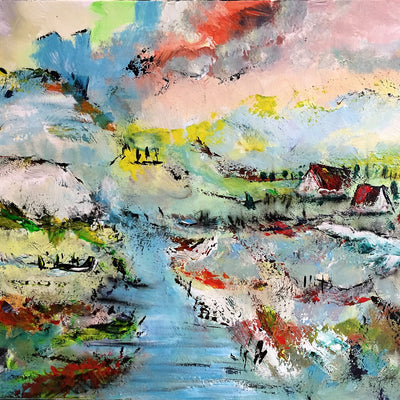 Landscape composition no. 2331 (80x60cm)