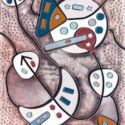 Perseverance - abstractism of the origins (60x80cm)