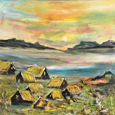 Composition no. 2378 - Faroe Islands (60x60cm)
