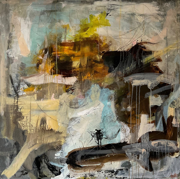 World ahead (100x100cm)